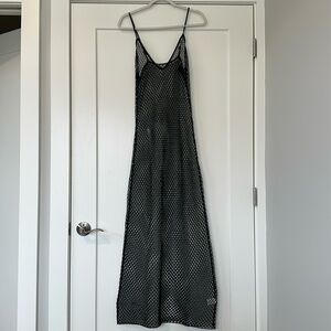 amber mini dress Amber Bead Side Cutout Mini Dress